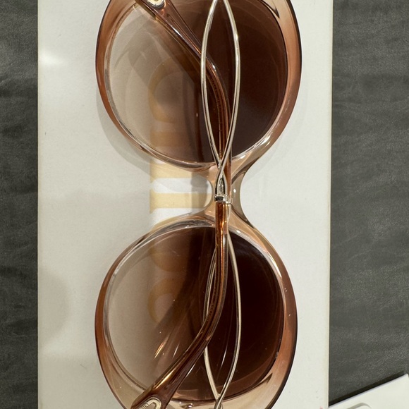 Chloé Pink Round Sunglasses - - Picture 5 of 6